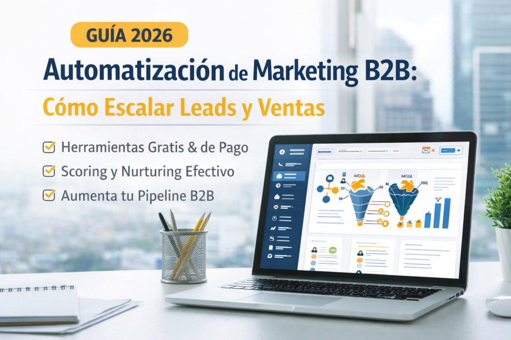 Automatización de marketing B2B: cómo escalar leads y ventas